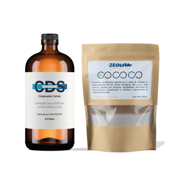 CDS 500 ml. + Zeolita 300 mg.